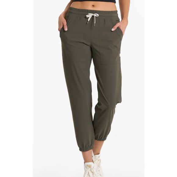 Vuori Pants - Vuori Miles Jogger Oregano Green Lightweight Performance Pants Utility Gorpcore